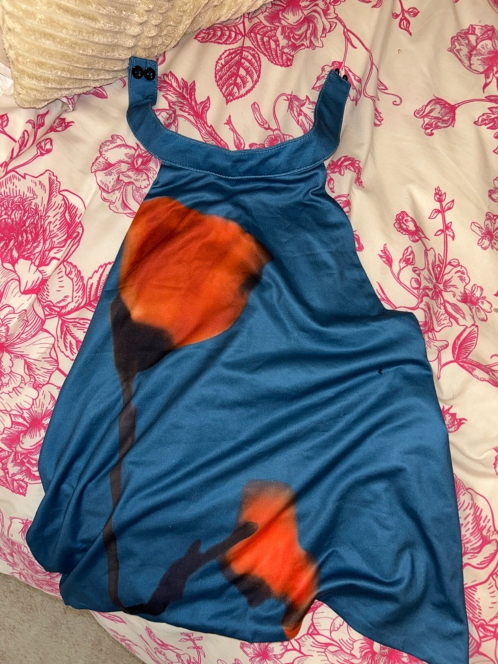 Teal halter top